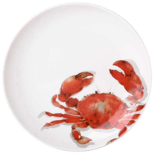 ihr Porzellanteller (klein) Crab