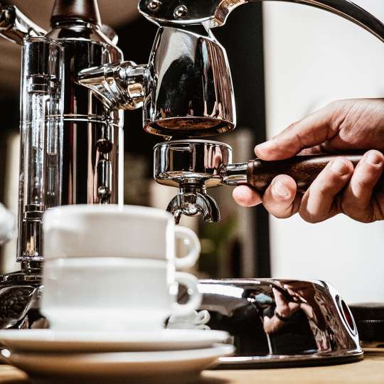 La Pavoni - Stradivari Espressomaschine mit passendem Siebträger