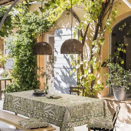 linvosges - Tischdecke Gartenstunden mit Flair der Provence