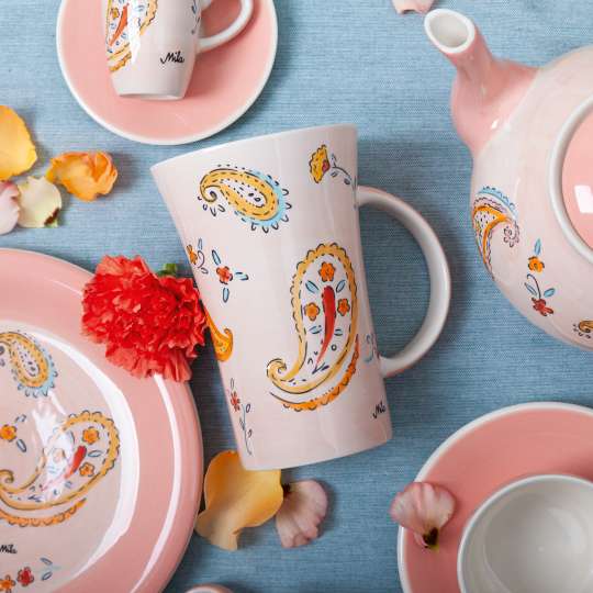 Frisches Design für den gedeckten Tisch - Pretty Paisley Geschirr