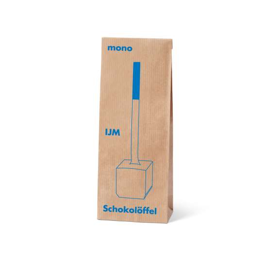 mono x IJM - Schokolöffel Verpackung