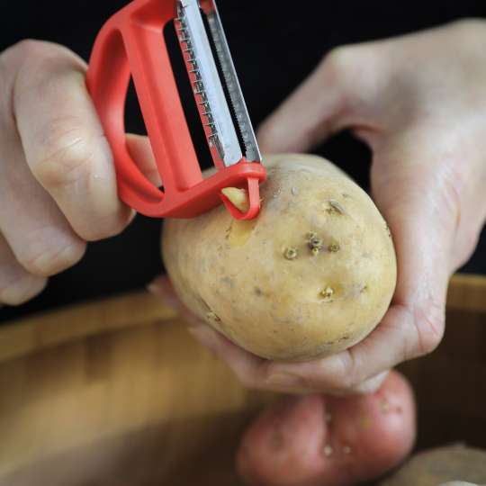 Opinel - T-DUO Schäler Rot Kartoffelaugen entfernen