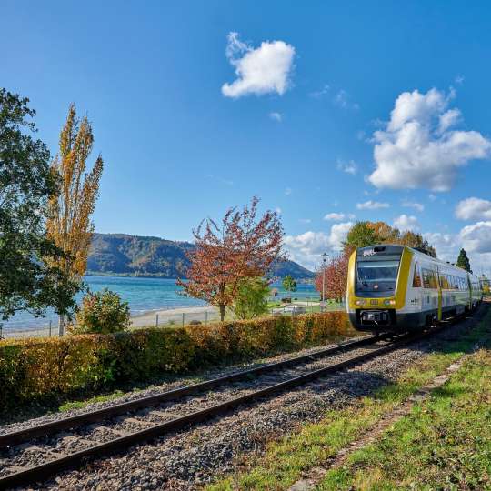 Bahn- und Busnetz am Bodensee
