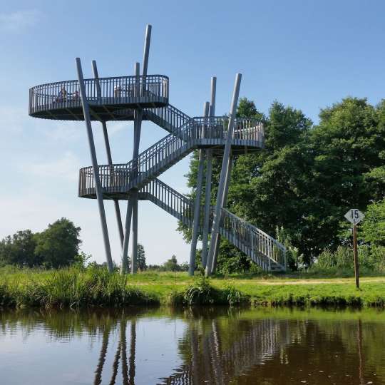 Der Aussichtsturm bei Neu Helgoland in Worpswede