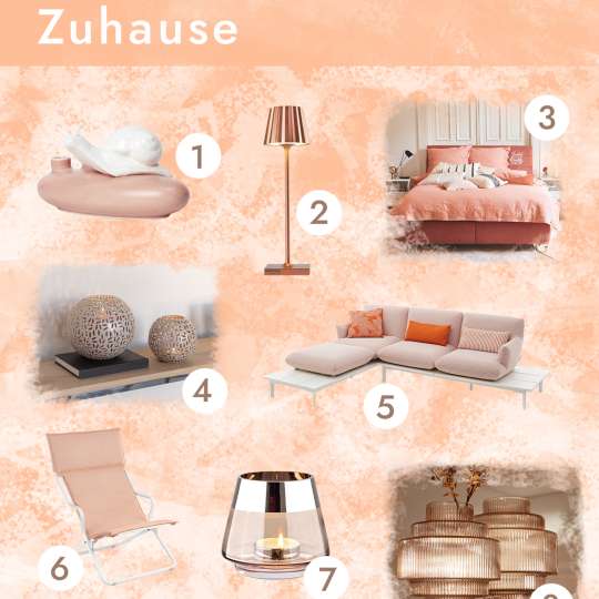 Pantone 2024 Peach Fuzz - Zuhause