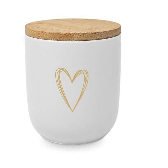 PPD - Pure Heart gold Matte Vorratsglas