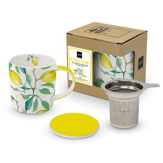 Paperproducts Design Mug Lid & Strainer Beautiful Lemons – 603956