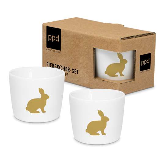 PPD - Pure Easter gold - Eierbecher Set