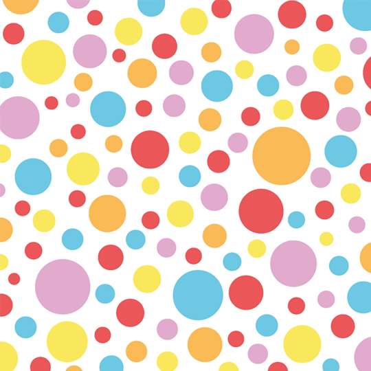 PPD Serviette Dots multicolor 133002581