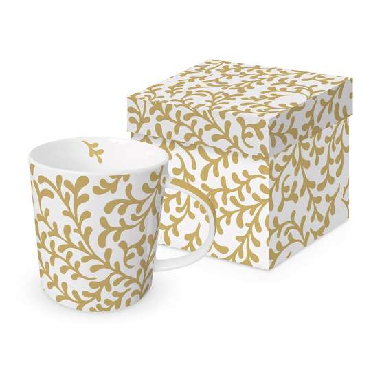 PPD Pretty tendrils gold Tasse in Geschenkbox 160303077