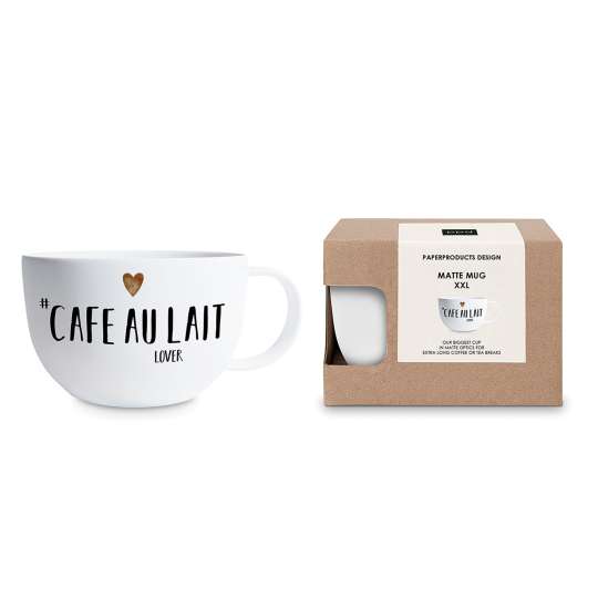 PPD - Café au lait Lover Mug XXL in Giftbox