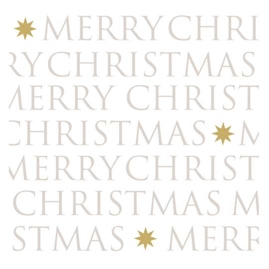ppd - Christmas Letters, Servietten, 33x33 cm