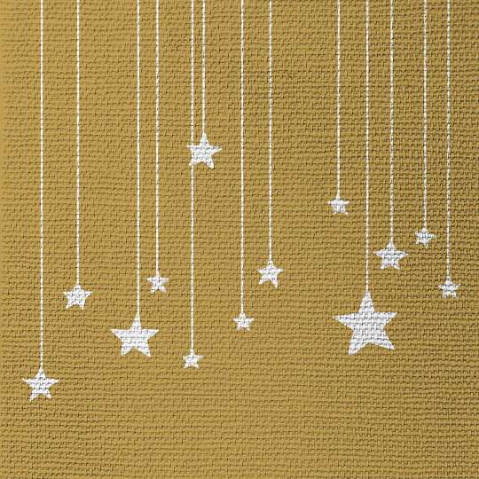 PPD Stars on Canvas gold Lunchserviette 333003171