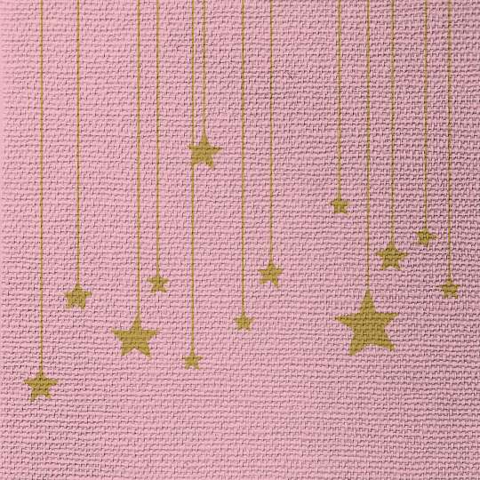 PPD Stars on Canvas rose Lunchserviette 333003174
