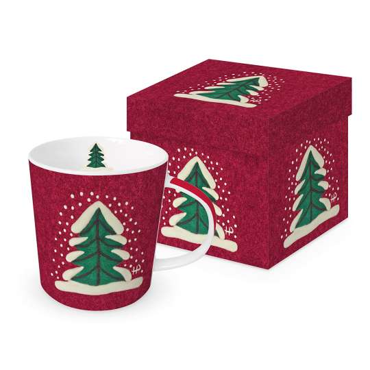 ppd - Tanne im Schnee Tasse in Geschenkbox