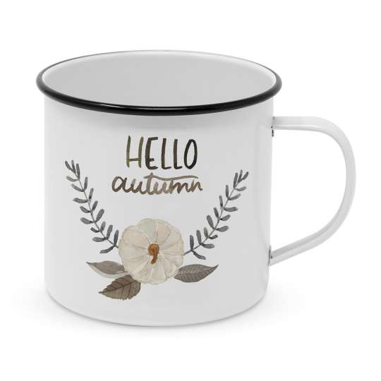 ppd - Hello Autumn Happy Metal Mug