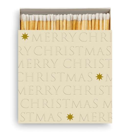 ppd - Christmas Letters, 120 Streichhölzer, beige