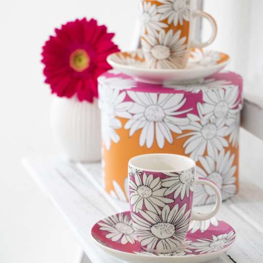 ppd - Espresso Set - Peggy - Floraler Hingucker