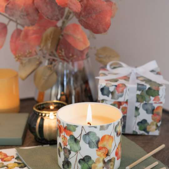 ppd - Herbstliches Flair zum Verschenken: Fine Bone China Kerze Bright Fall