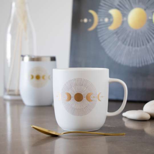 ppd - Luna & Solis - Mug mit Sonne- und Mondapplikation