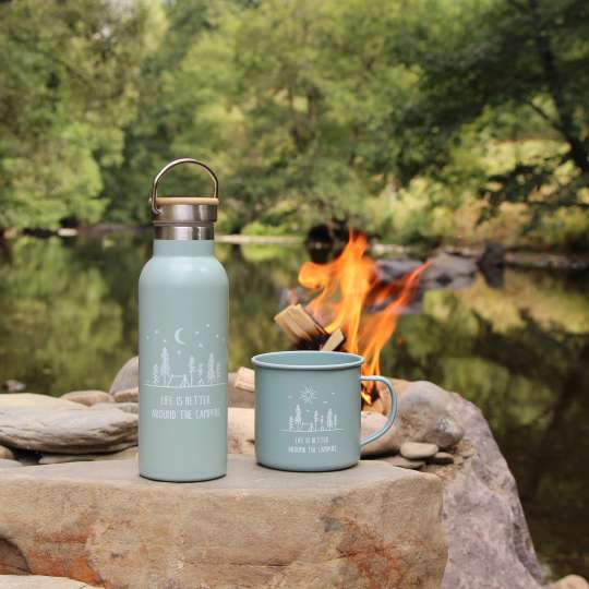 ppd - Pure Campfire Isolierflasche & Metal Mug