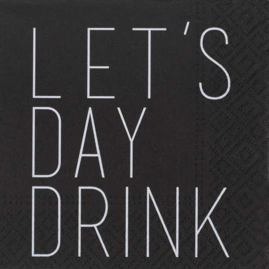 räder - Cocktailserviette Let's day drink, 25 x 25 cm