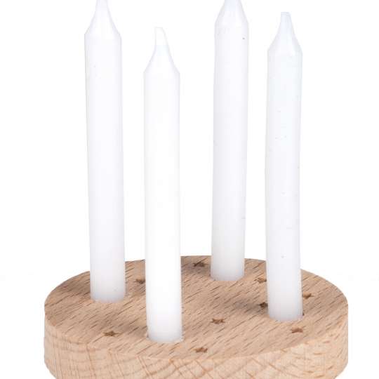 räder - Kleine Adventszeit - Adventskranz und Kerzen