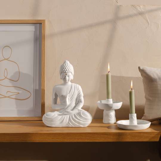 räder - Persönlicher Erholungsort: ZEN SPIRIT Figur und Kerzenständer