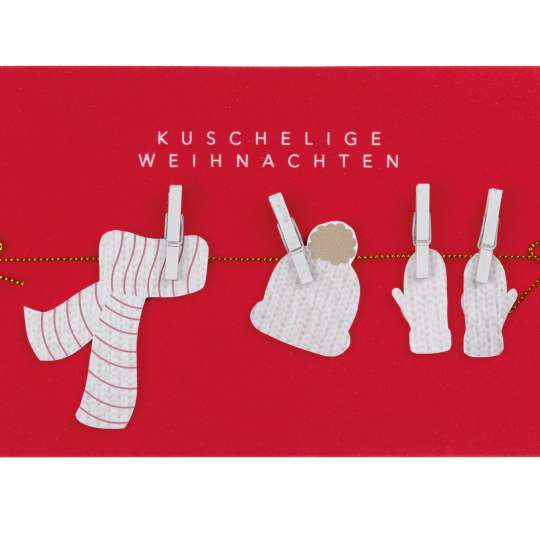 räder - Weihnachtskarte - Kuschelige Weihnachten