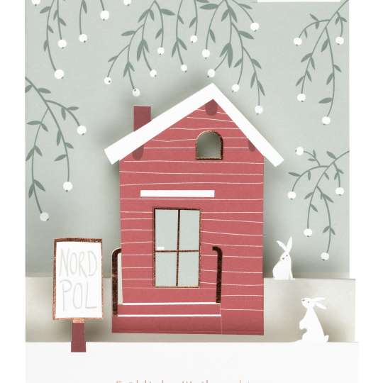 räder - Weihnachtskarte - Haus am Nordpol