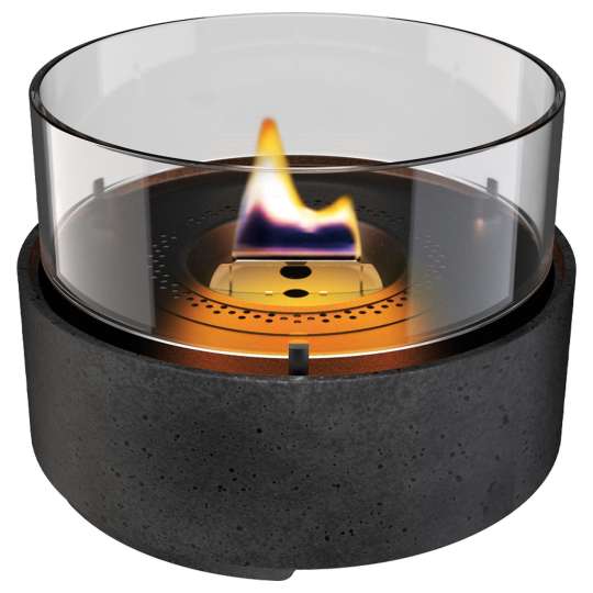 TENDERFLAME Tischfeuer Café 18 Lava Black