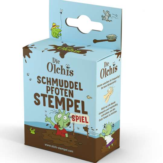 trodat - Die Olchis – Schmuddelpfoten-Stempel - Junge Verpackung