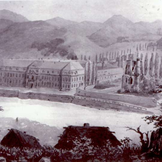 Villeroy & Boch - Illustration der Alten Abtei in Mettlach