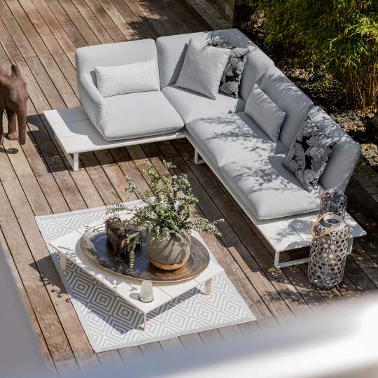 W.Schillig - Wohnlandschaft Lagoona - Cool Grey - Terrasse