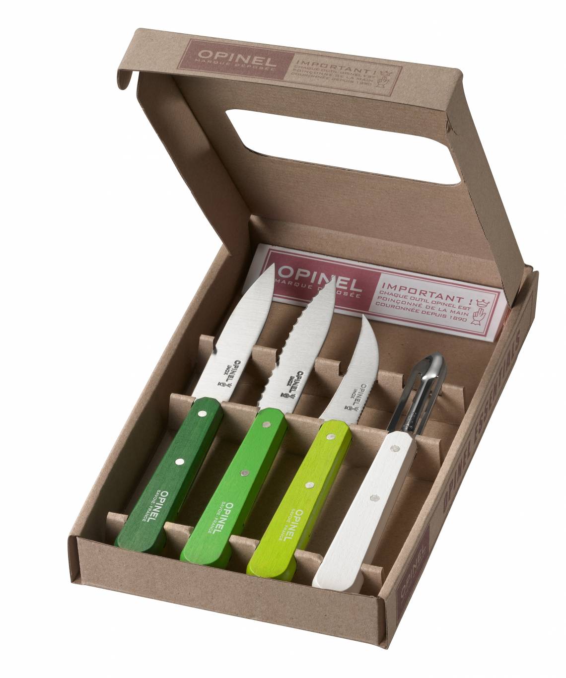 Opinel Küchenmesser-Set, Primavera