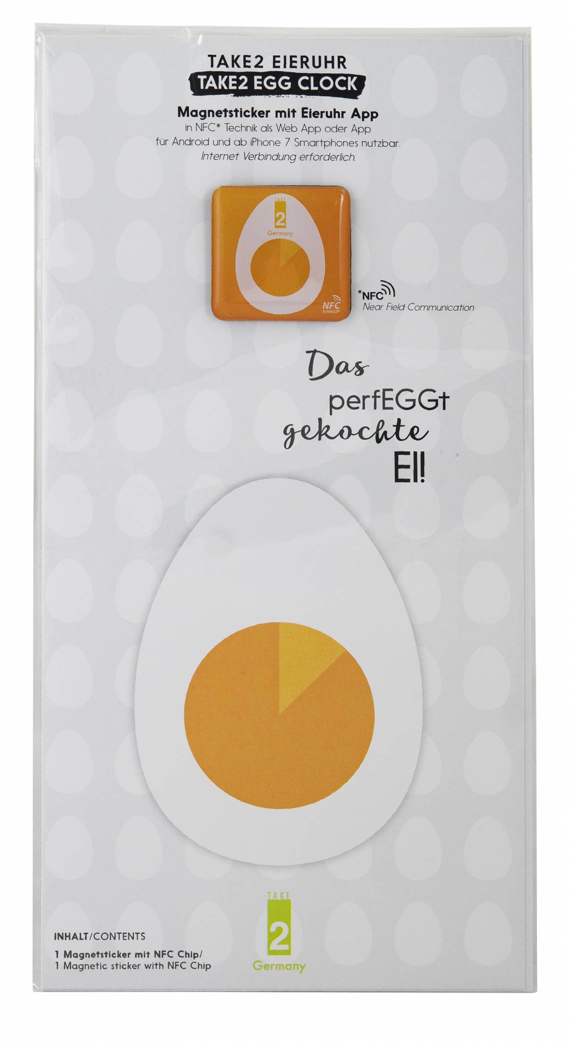 TAKE2 Design Eieruhr PerfEGGT Verpackung