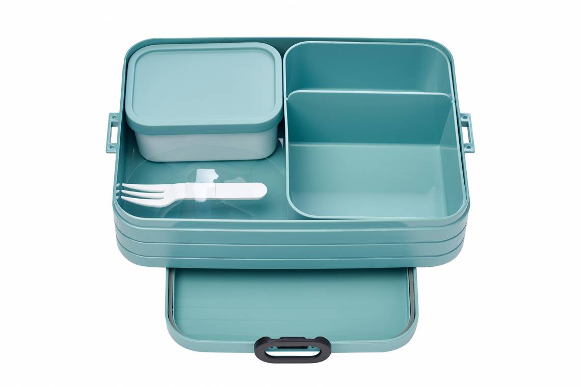 Mepal - To-Go-Range - TAB Lunchbox mit Bento-Einsatz, large nordic green