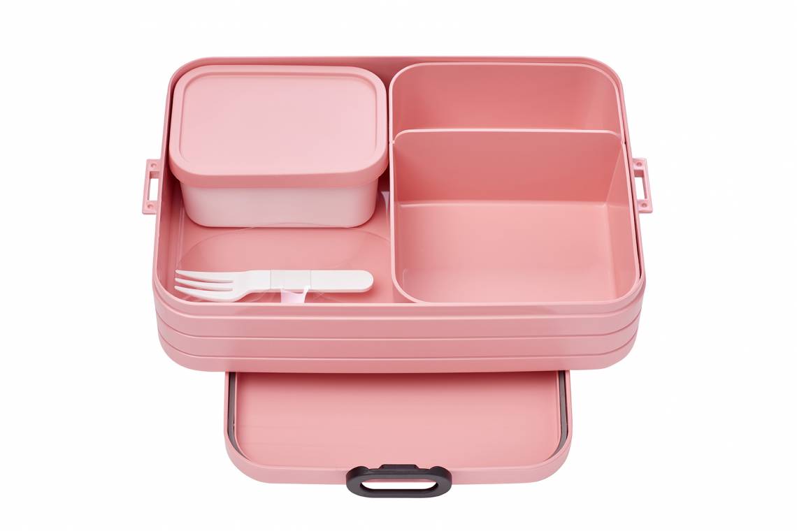 Mepal - To-Go-Range - TAB Lunchbox mit Bento-Einsatz, large nordic pink