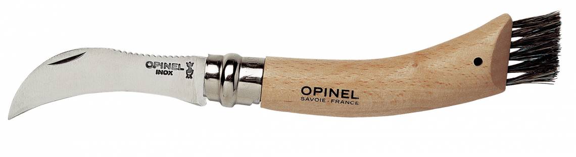 Opinel - Pilzmesser mit Wildschweinborsten