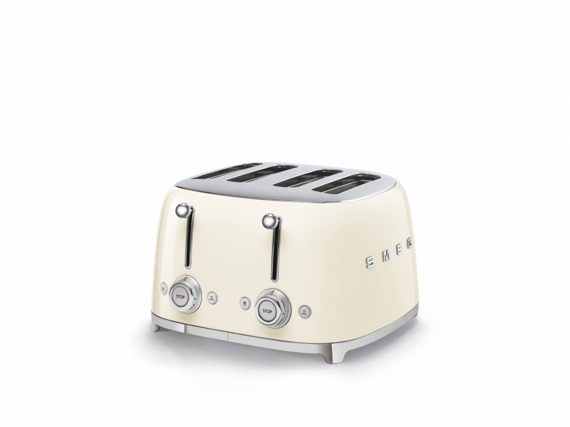 SMEG - 4-Schlitz-Toaster TSF03 - creme