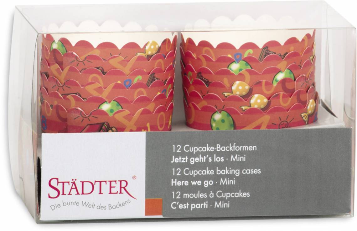 Städter Cup-Cake Backformen Verpackung ABC