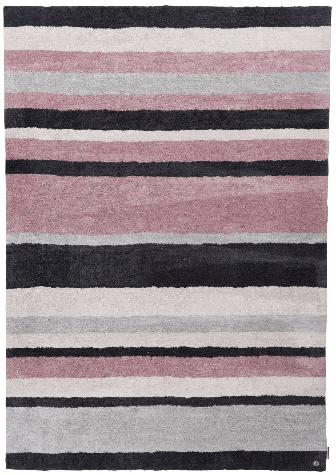 TOM TAILOR - Teppich POWDER Stripes - 255 rose multi