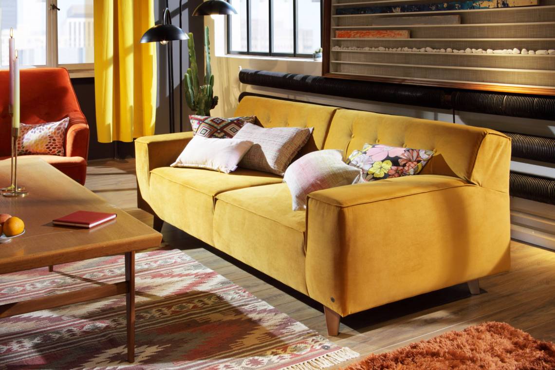 Tom Tailor Home Nordic Chic Retrosofa Ocre Milieu