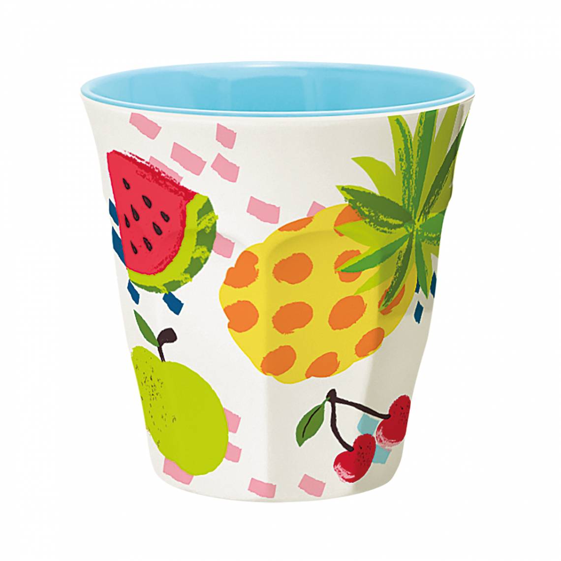 Mila: Kollektion Ginger / Thema 'Fruits' - Melamin Becher 30669