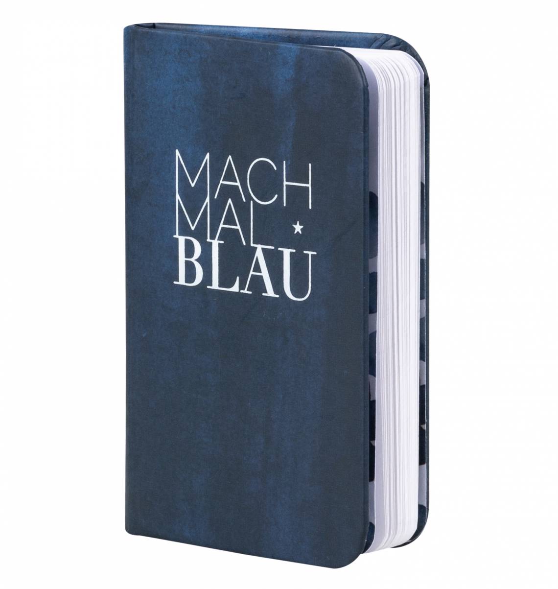 Tintenblau: Notizbuch- Mach mal Blau von Raeder