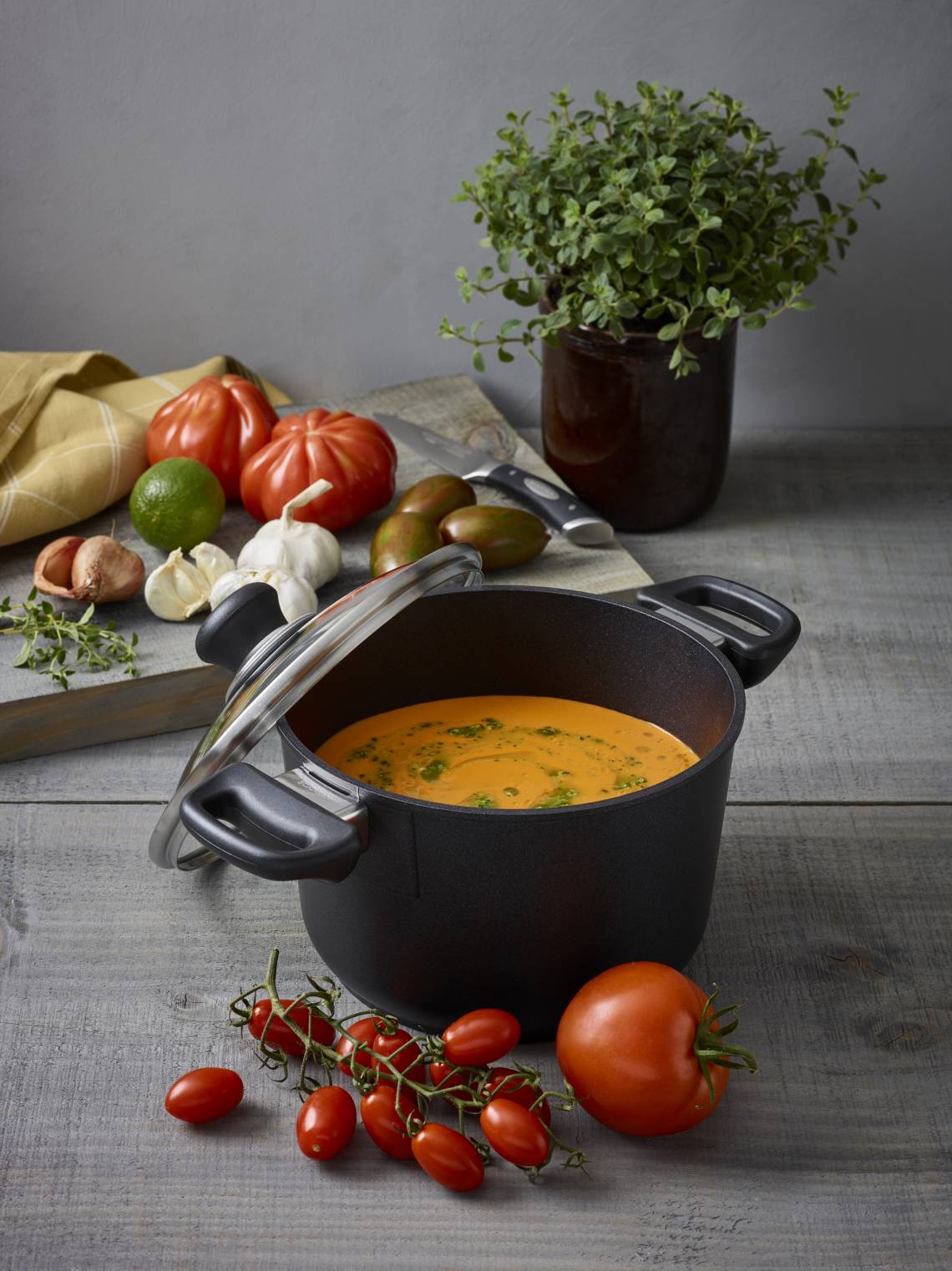 Scanpan: Serie Classic / Topf / Mood Tomatensuppe