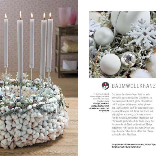 Adventskränze - Blick ins Buch 1 (c) BLOOMs Deco