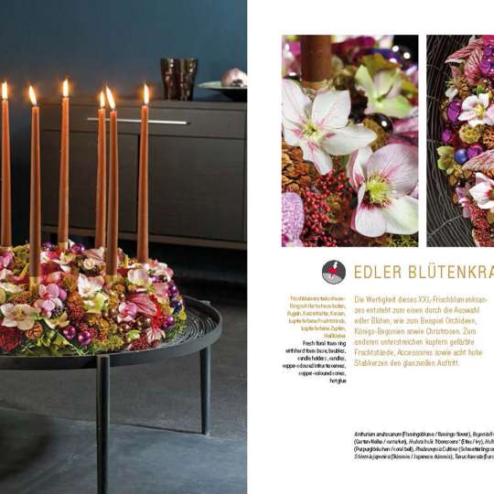 Adventskränze - Blick ins Buch 4 (c) BLOOMs Deco