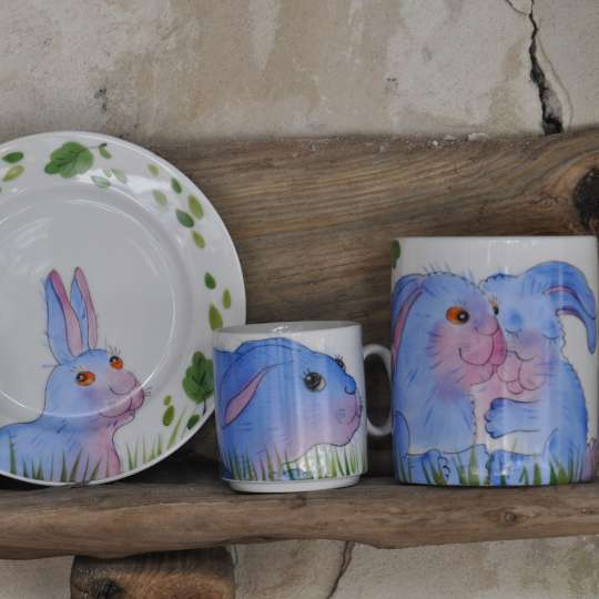 Schulz HOMEWEAR Geschirr Hasen Ambiente 2