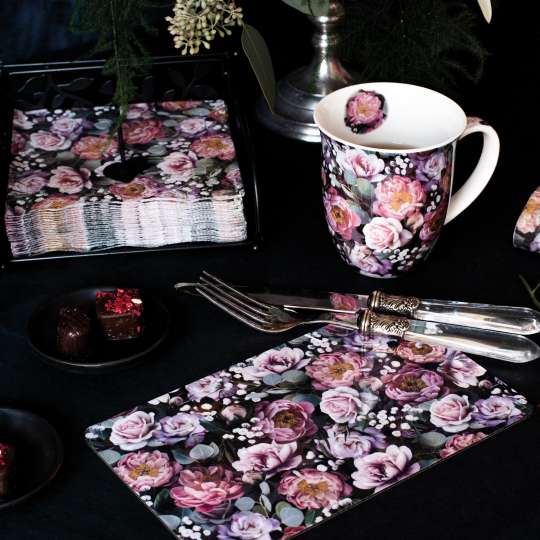 Ambiente Europe:: Vintage Flowers Tisch Set mit Servietten